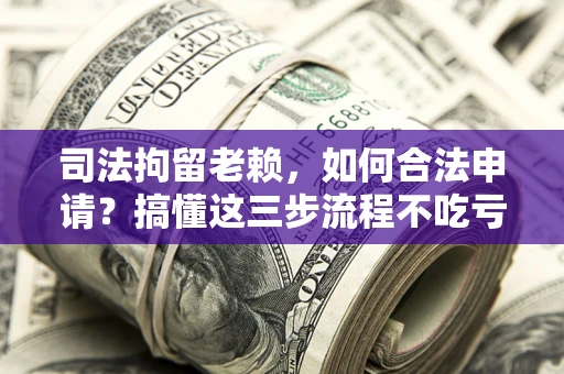 北京司法拘留老赖，如何合法申请？搞懂这三步流程不吃亏！