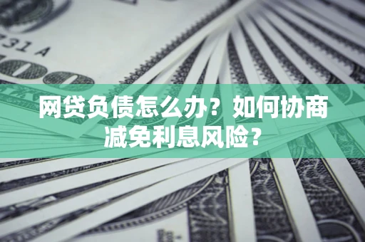 北京网贷负债怎么办？如何协商减免利息风险？