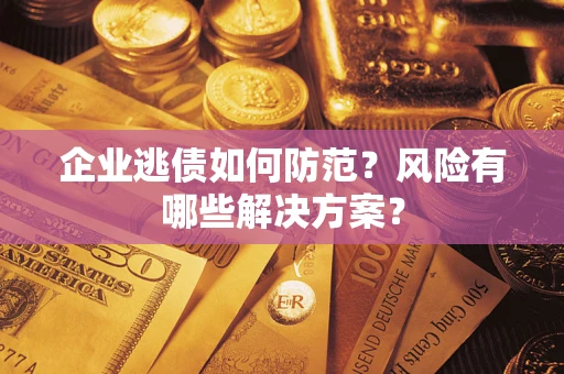北京企业逃债如何防范？风险有哪些解决方案？