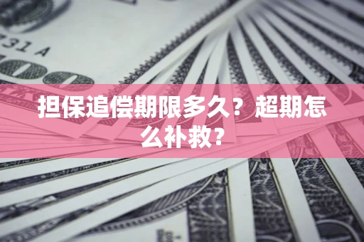 北京担保追偿期限多久？超期怎么补救？