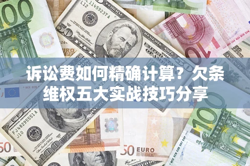 北京诉讼费如何精确计算？欠条维权五大实战技巧分享