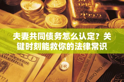 北京夫妻共同债务怎么认定？关键时刻能救你的法律常识