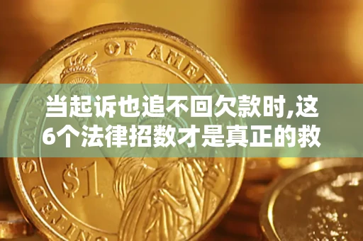 北京当起诉也追不回欠款时,这6个法律招数才是真正的救命稻草